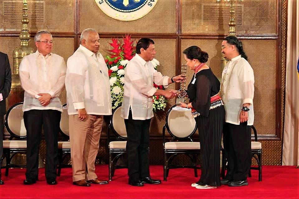 Award photo from 2017