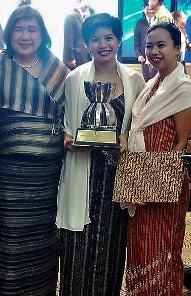 Award photo from 2017